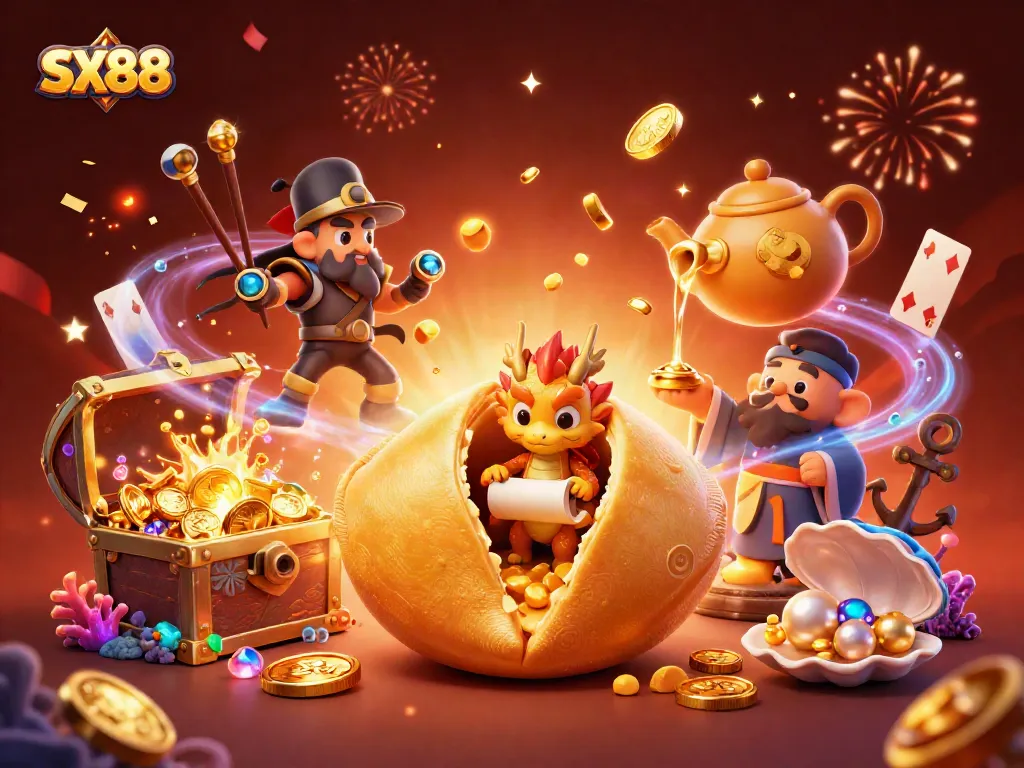 SX88 encourages players to enjoy a festive casino experience with lively characters and vibrant elements
