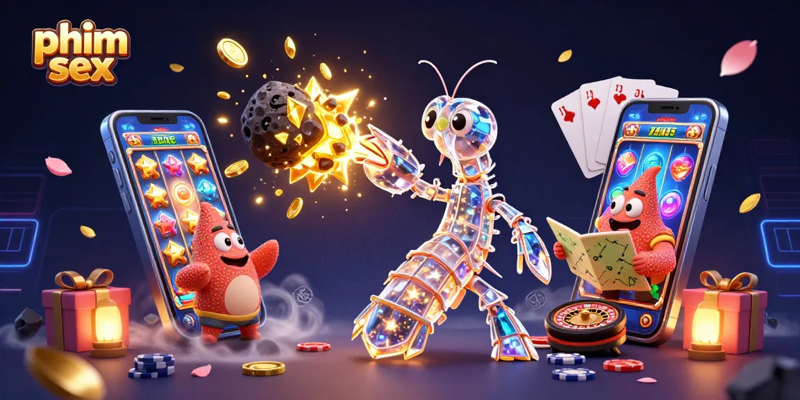 Engaging casino scene featuring the keyword phim sex with a mantis shrimp and gambling elements.